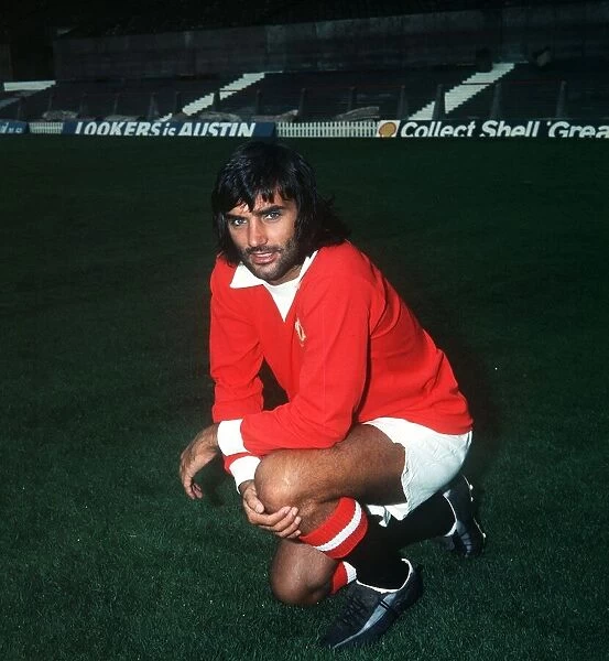 George Best Manchester United football beard 1972