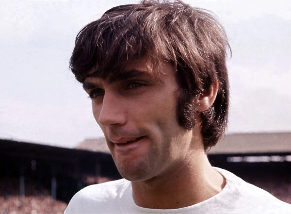 George Best Manchester United football player, pictured ahead of league match against