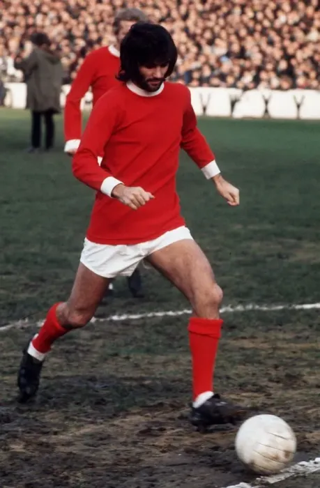 Framed Print : George Best Manchester United football Tottenham V Manchester United