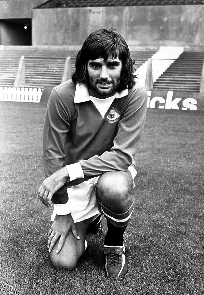 George Best Manchester United footballer 1972
