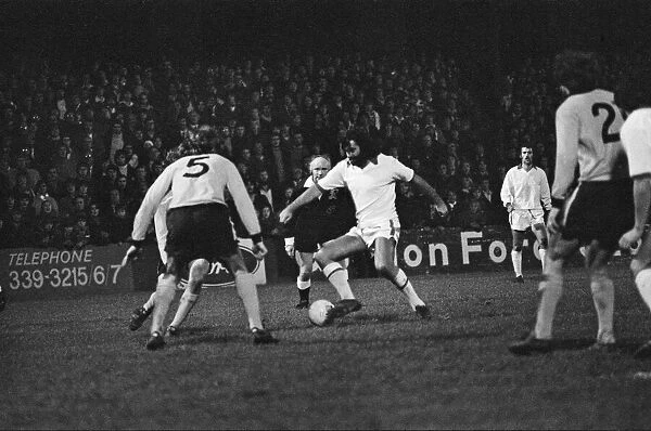George Best, former Manchester United player, playing in his first match for Fourth