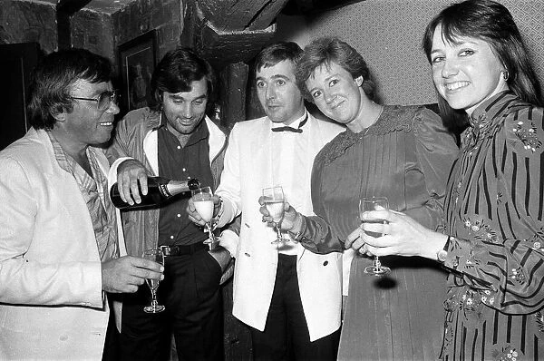George Best with Patrick Lineham, Chris Benbrook, Carolyn Furby