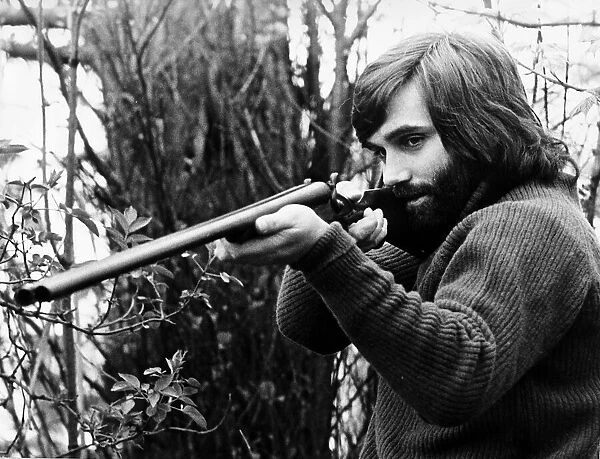 George Best seen here playing the part of a country gentleman May 1974