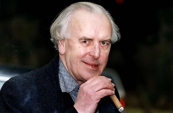 George Cole Actor who received an OBE in the New Years Honours list outside his home near