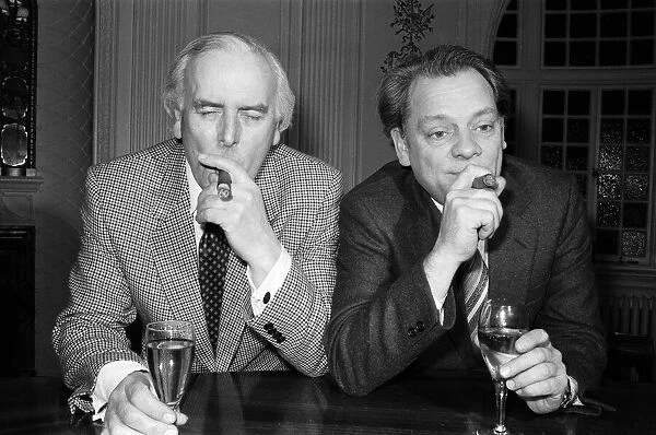George Cole (left) and David Jason are now rivals in the West End as well as