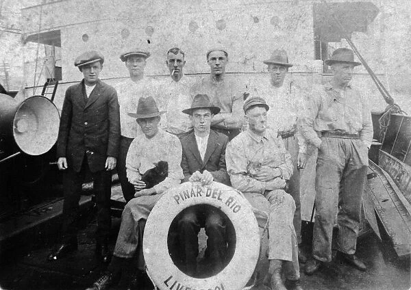George Garrett, in 1916 on the Pinar Del Rio ship. Mr Garrett showed George Orwell around