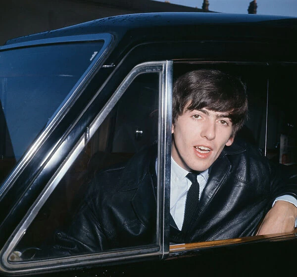 George Harrison of The Beatles, in Porstmouth. 12th November 1963
