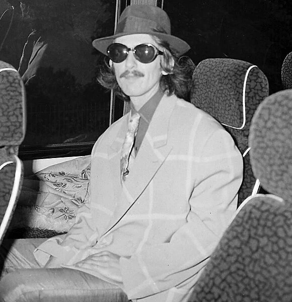 George Harrison as The Beatles set out on their celebrated tour of the West Country 11th