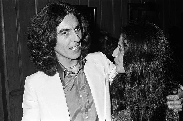 George Harrison and his girlfriend Olivia. 18th November 1976