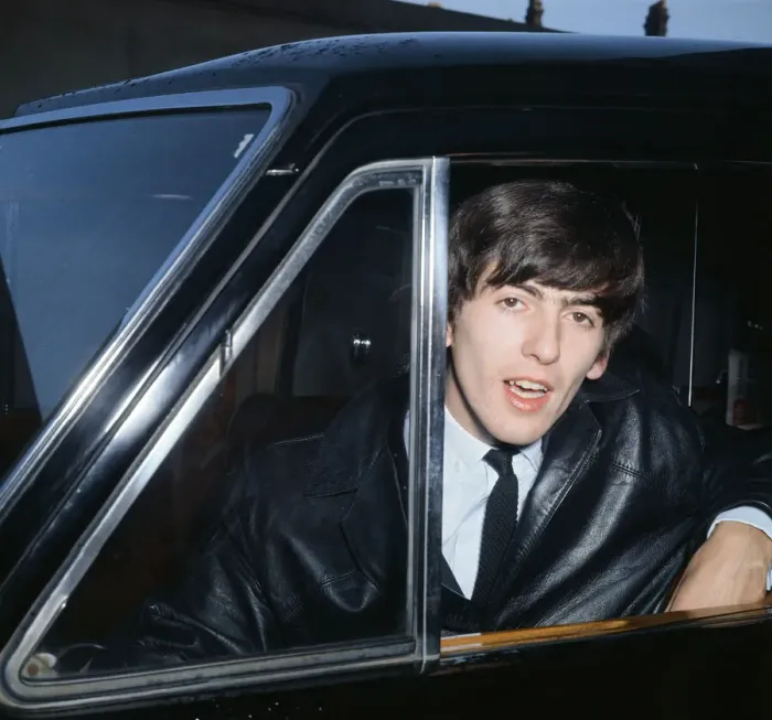 Framed Print : George Harrison in Portsmouth for the Beatles gig at the Guildhall 12th November 1963