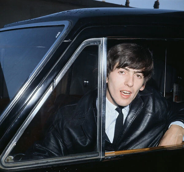 George Harrison in Portsmouth for the Beatles gig at the Guildhall 12th November 1963
