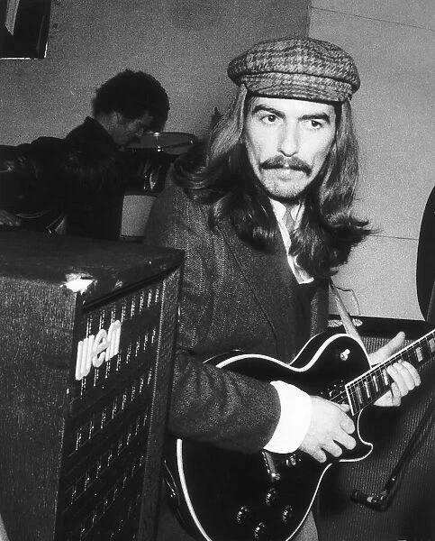 George Harrison Singer with the Beatles Pop Group December 1969