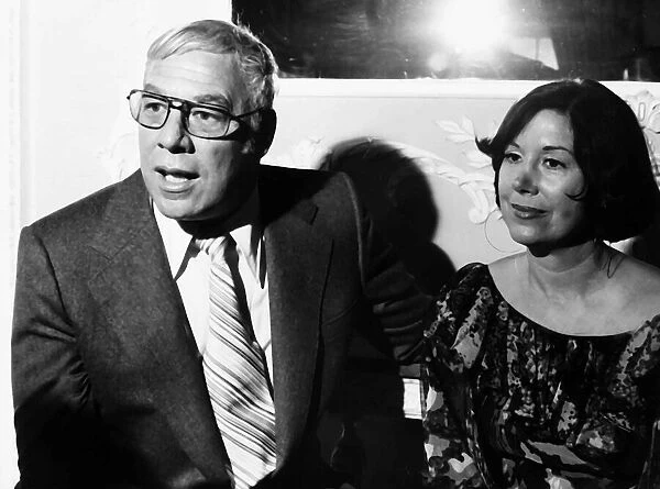 George Kennedy actor and wife Revel 1973