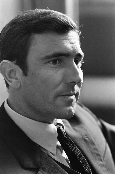 George Lazenby, Australian male model and actor, is officially presented to the world as