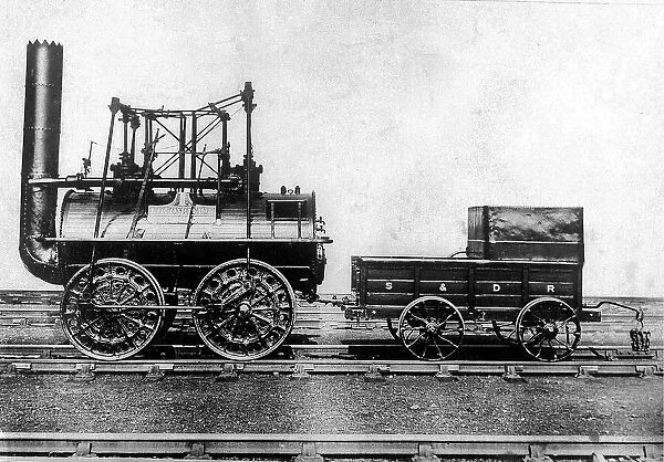 George Stephensons Locomotion No. 1, used to open the Stockton and Darlington Railway