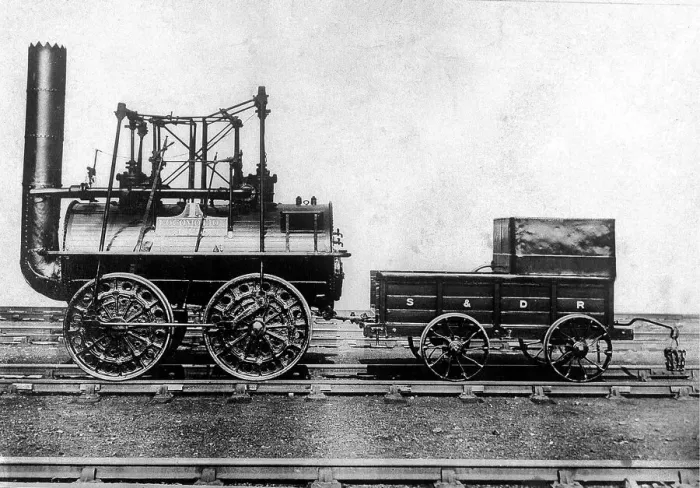 Framed Print : George Stephensons Locomotion No. 1, used to open the Stockton and Darlington Railway