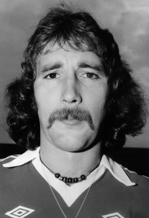 Framed Print : Gerald Gow Bristol City football player August 1976 Framed Print : Gerald Gow Bristol City football player August 1976