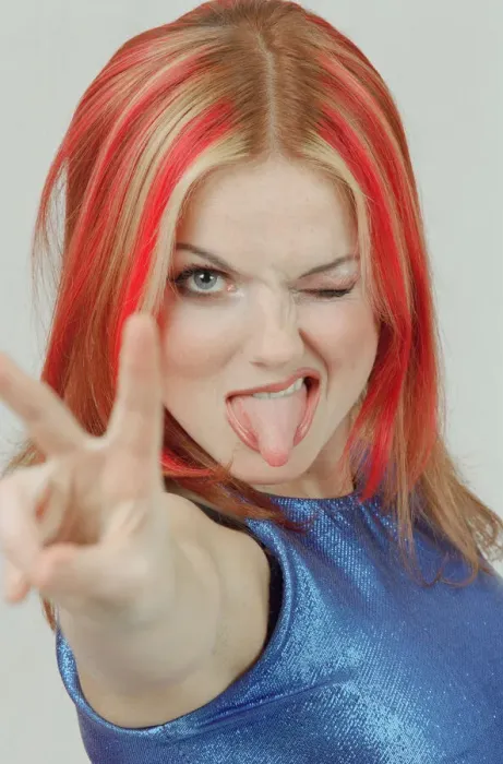 Framed Print : Geri Hailliwell, (famously known as Ginger Spice) pictured here in a photo shoot for Framed Print : Geri Hailliwell, (famously known as Ginger Spice) pictured here in a photo shoot for