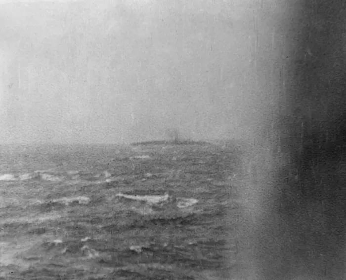 Framed Print : The German battleship Bismarck burns on the horizon approximately 350 miles west of Framed Print : The German battleship Bismarck burns on the horizon approximately 350 miles west of