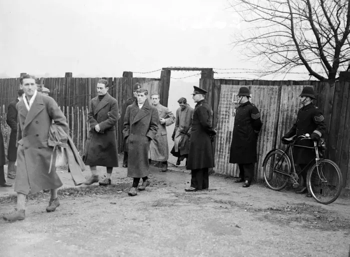 Framed Print : The German football team, in Britain for match against the England team Framed Print : The German football team, in Britain for match against the England team
