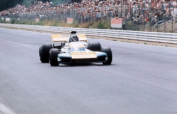 German Grand Prix 1971 at Nurburgring, Graham Hill driving a Brabham-Ford