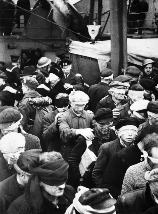 Framed Print : German merchant seamen, Quislings and German air ground staff are being transferred Framed Print : German merchant seamen, Quislings and German air ground staff are being transferred