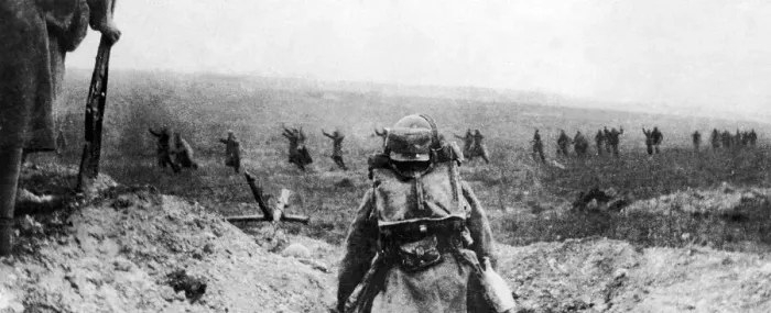 Framed Print : Germans seen here surrendering to French forces in Champagne. 27th November 1915 Framed Print : Germans seen here surrendering to French forces in Champagne. 27th November 1915