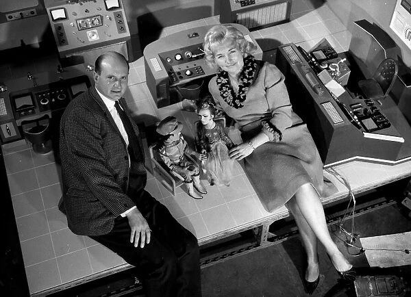 Gerry Anderson creator of Stingray and wife Sylvia