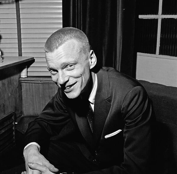 Gerry Mulligan photographed at the Abbermarle Club. 28th April 1957