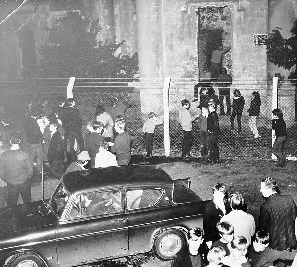 Ghost At Antrim Castle October 1968 The scene at Antrim Castle where hundreds of