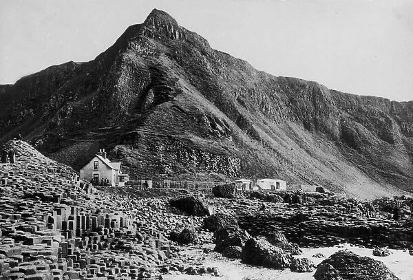 Giants Causeway near Portrush in County Londonderry. 6th August 1929