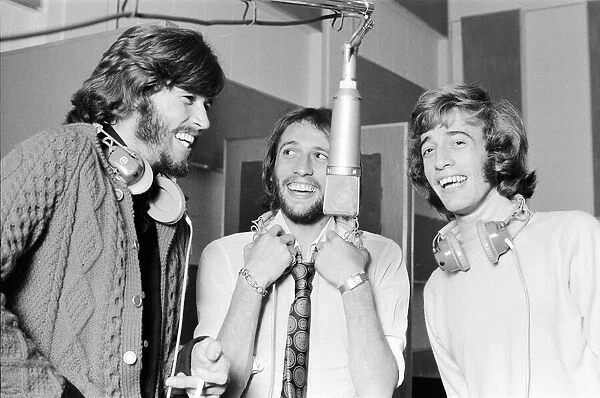 The Gibb Brothers a. k. a. The Bee Gees, newly reunited & back in the recording studio