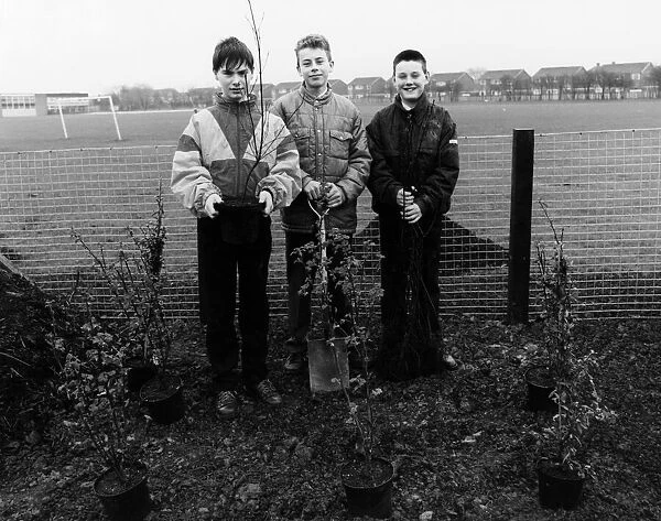 Gilbrook School, Eston, Redcar and Cleveland, North Yorkshire. 27th March 1990