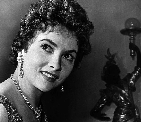 Gina Lollobrigida the italian film actress April 1954