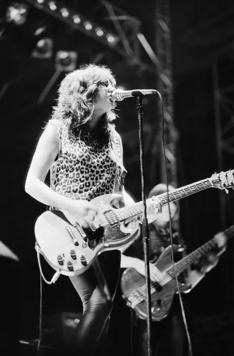 Framed Print : Girlschool are a British rock band that formed in the new wave of British heavy metal Framed Print : Girlschool are a British rock band that formed in the new wave of British heavy metal