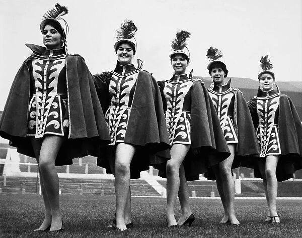 More glamour for Manchester United at Old Trafford, where the Unitedettes rehearsed at