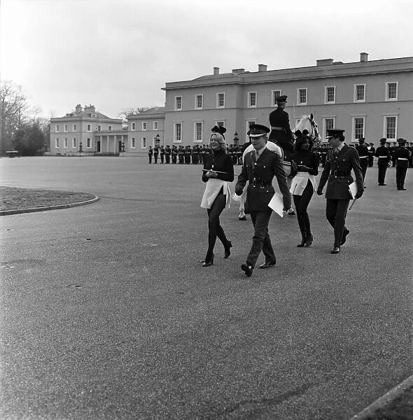 Glamour  /  Military  /  Unusual: Bunny girls at Sandhurst. April 1977 77-01991-004
