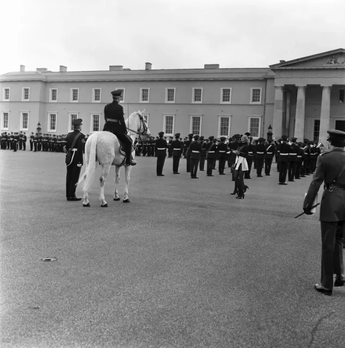 Framed Print : Glamour  /  Military  /  Unusual: Bunny girls at Sandhurst. April 1977 77-01991-002