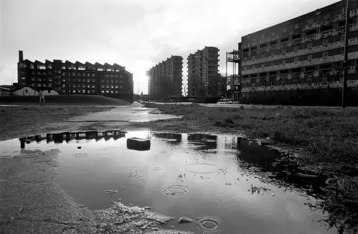 Framed Print : Glasgow: Architecture. General Scenes from the Gorbals were few of the old tenement
