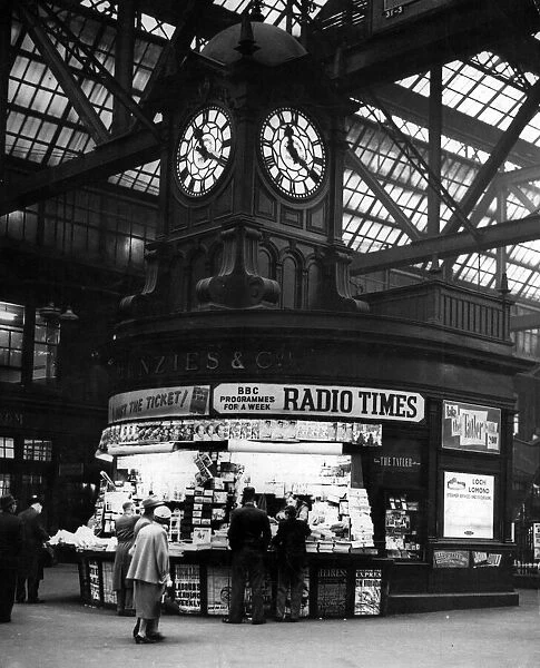Glasgow Central station. 9th July 1956