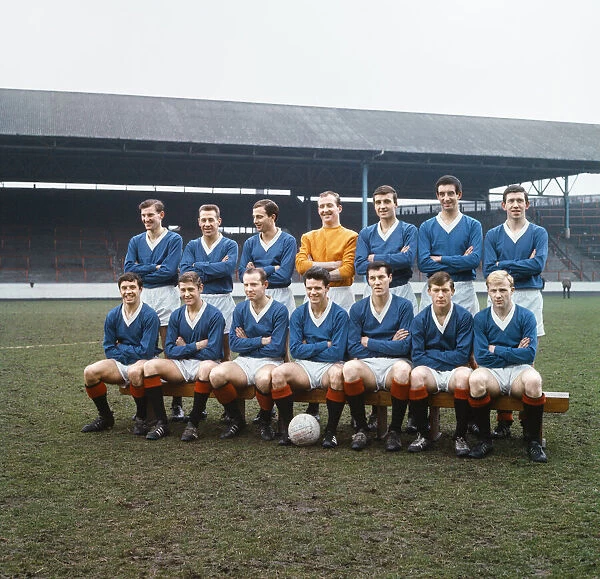 Glasgow Rangers, Photocall, April 1966. Fourteen Rangers players named for
