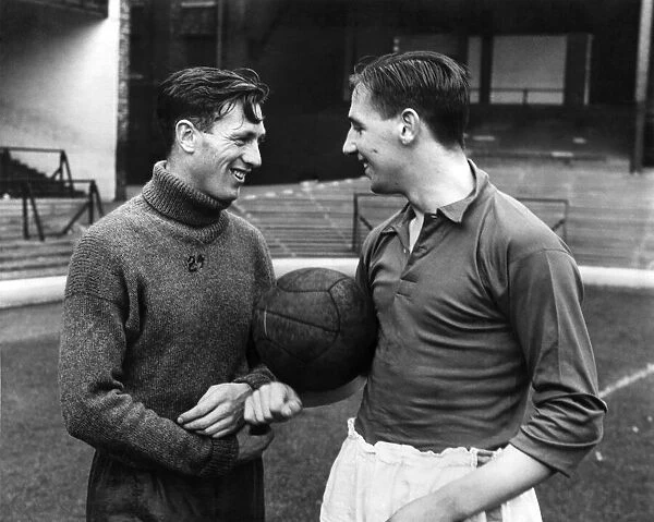 Glasgow will remember these two legendary Everton players, Joe Mercer and Tommy Lawton