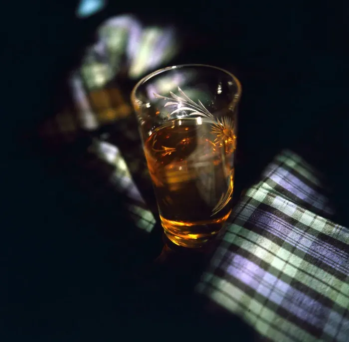Framed Print : A glass of single malt whisky Tartan Scotland Circa 1970 Framed Print : A glass of single malt whisky Tartan Scotland Circa 1970