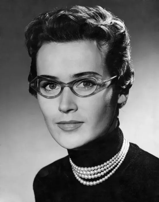 Framed Print : Glasses : Spectacles : Fashion. November 1953 P018643