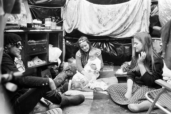 The Glastonbury Fayre of 1971, a free festival planned by Andrew Kerr