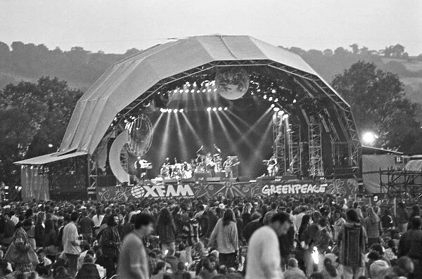 Glastonbury Festival 1994. General scenes. The festival took place on the 24th, 25th and 26th June 1994. No exact date for these pictures, but taken during the 3 days. https: /  / www. glastonburyfestivals. co