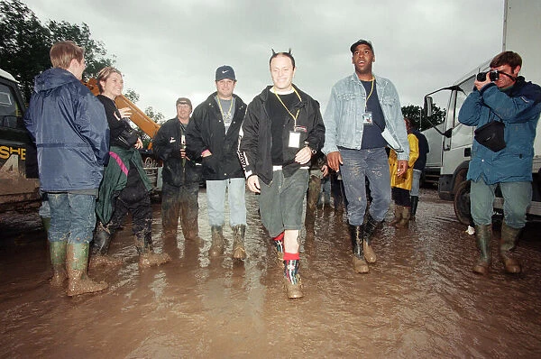 Glastonbury Festival 1997 Picture shows Keith Flint from The Prodigy