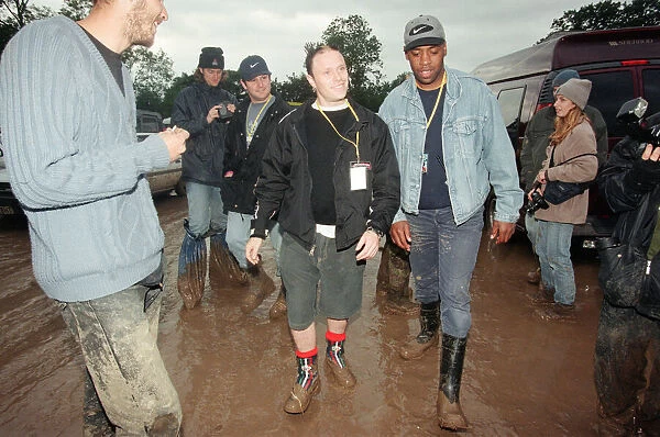 Glastonbury Festival 1997 Picture shows Keith Flint from The Prodigy
