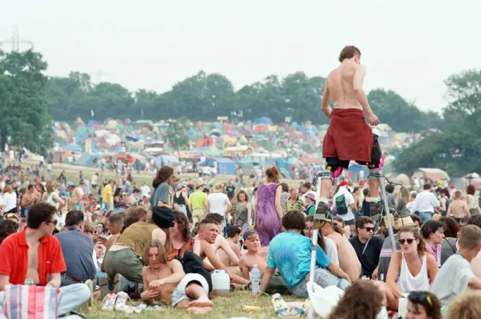 Framed Print : Glastonbury Festival. 27th June 1992 Framed Print : Glastonbury Festival. 27th June 1992