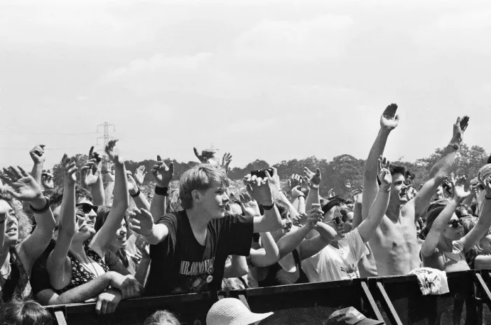 Framed Print : Glastonbury Festival, Pilton, Somerset. Picture shows scenes from the 1993 Framed Print : Glastonbury Festival, Pilton, Somerset. Picture shows scenes from the 1993